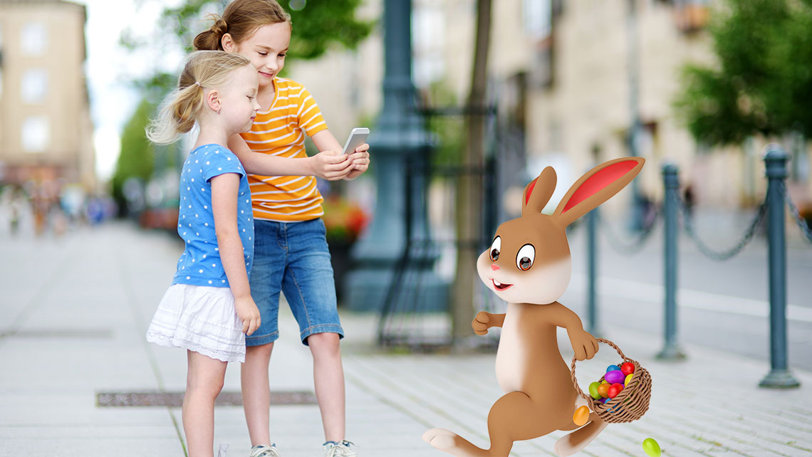 Augmented Reality Easter Egg Hunt (Bunny and His Animal Friends)